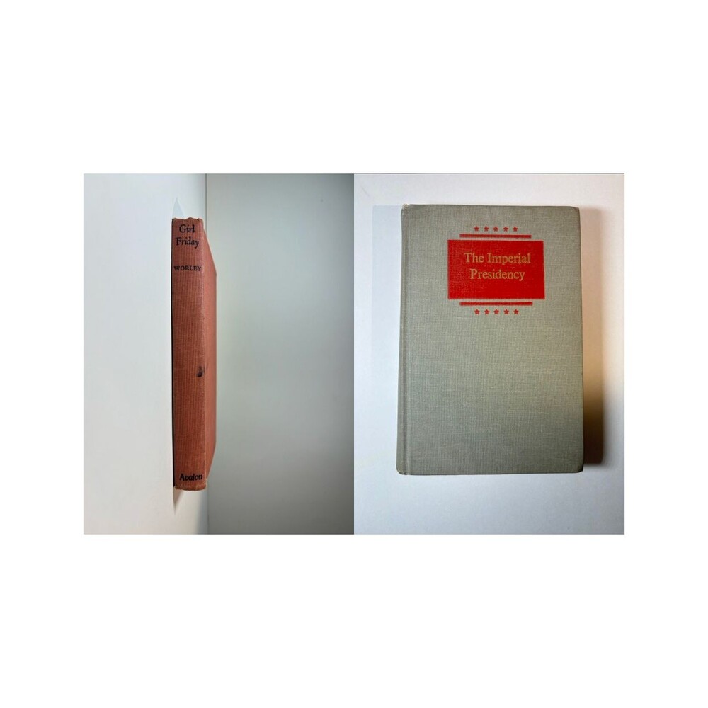 Lot of 2 Antiquarian Books: Girl Friday & The Imperial Presidency
